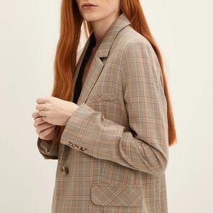 Frank and Oak Plaid Blazer